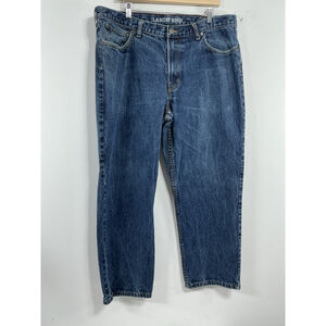 Men’s Excellent Condition Lands End Blue Jeans 40 Traditional Fit 0136/Q-3